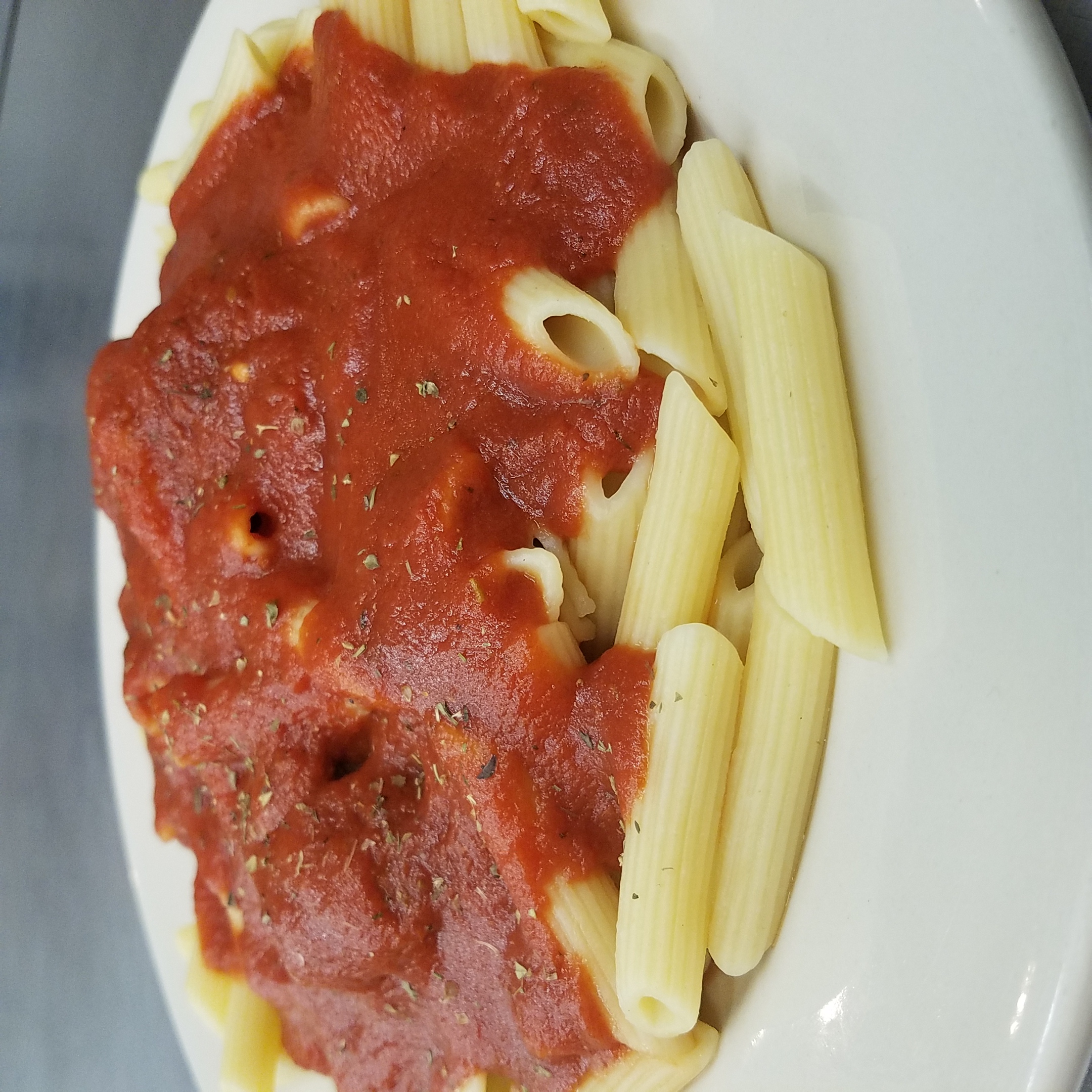 Mostaccioli and Meatballs